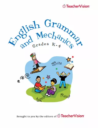 English Grammar & Mechanics Printable Book (K-4): Activities ...